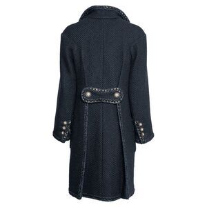 Salzburg Chain Trim Tweed Coat